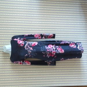 Asos Floral Low Back Bodycon Dress 4